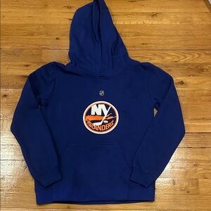 Kids Navy and Orange Hoodie
